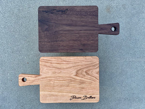 Black Walnut Wood Cutting Board organic Handmade Reversible